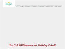 Tablet Screenshot of holidaypoint.ch
